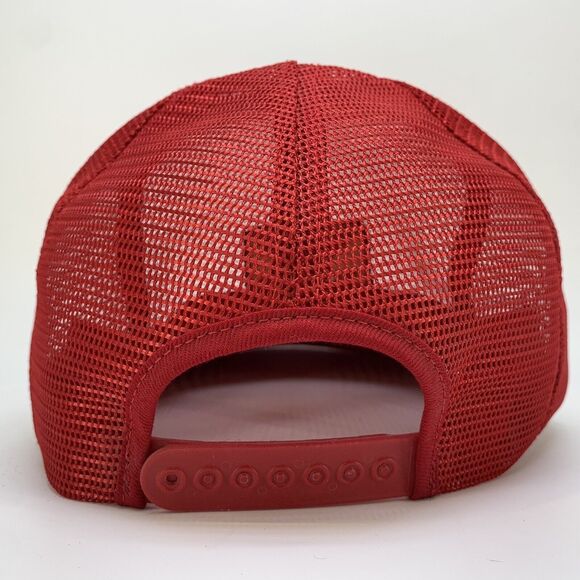 Vintage K-Brand Thimet SnapBack Hat Cap All Mesh Red(H7) - Picture 5 of 11